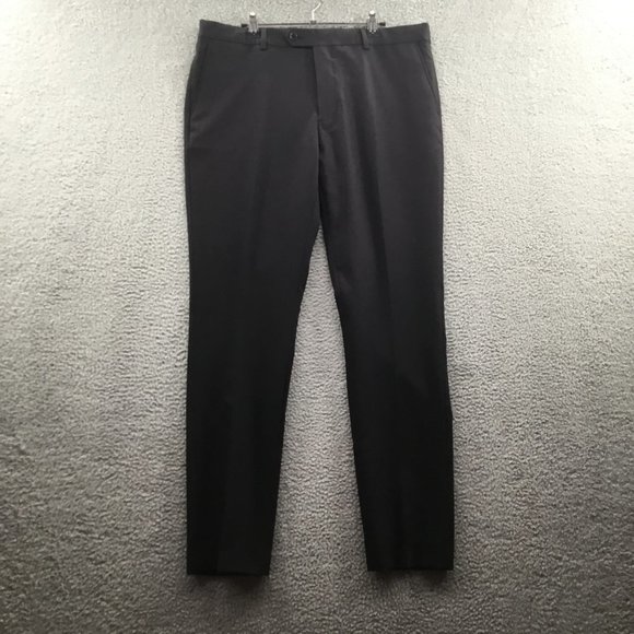 The Savile Row London Brixton Dress Pants Black 36 - Picture 1 of 3